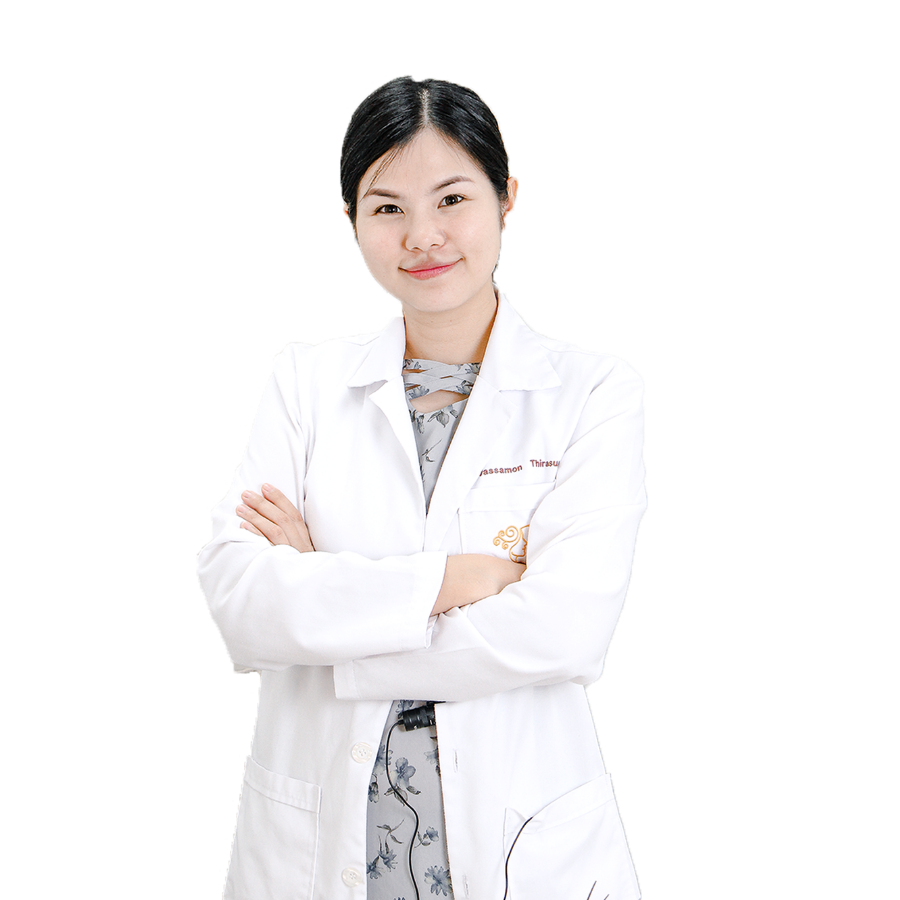 พญ.วรรษมน หมอมน แพทย์ผู้เชี่ยวชาญด้านการรักษาสิวและความงาม Groove Skin Clinic สาขาม.เกษตร